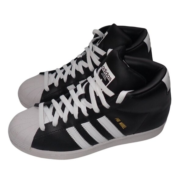 Adidas Originals PRO MODEL Mid Trainers Men's 7 Sneakers Comfort Casual Shoes - Picture 1 of 9